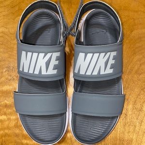 Gray Nike Sandals